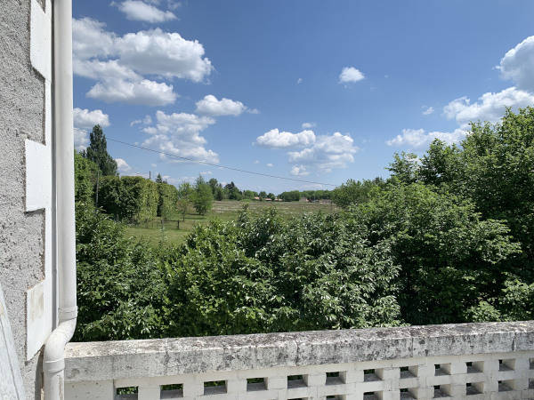 Chambre Bleue balkon terras