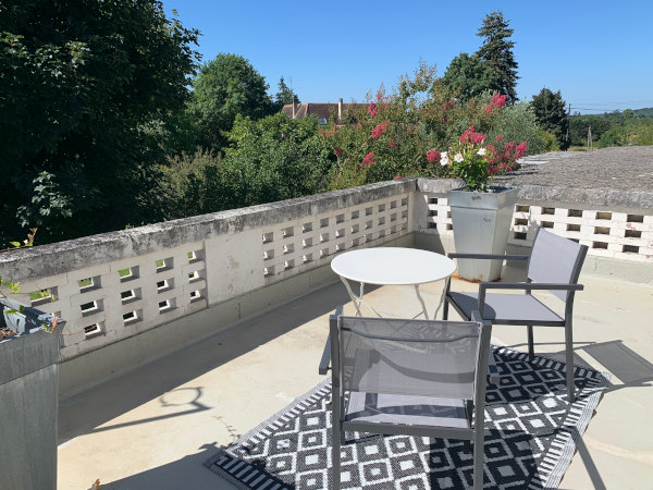 Chambre Bleue balkon terrasse